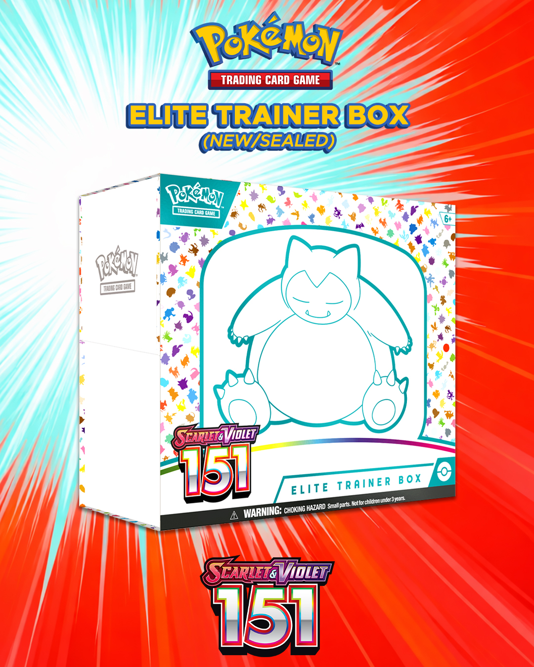 Pokemon TCG 151 Elite Trainer Box (New/Sealed)