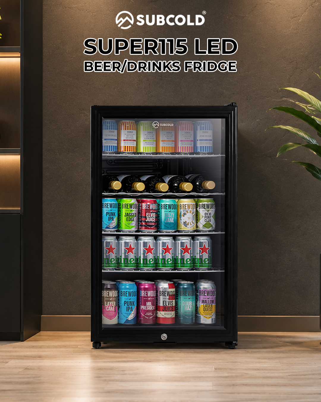 Subcold Super115 LED Beer/Drinks Fridge